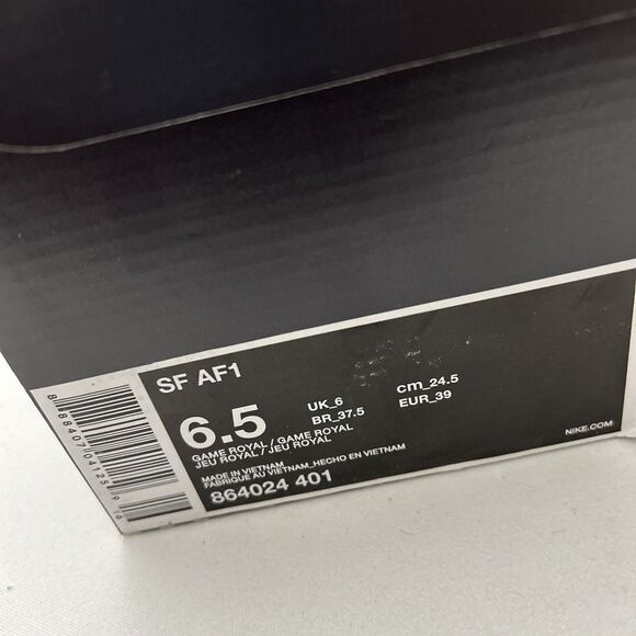 Nike air SF‎ Air Force 1 high game royal (blue) new - Size 6.5 SKU # 2948